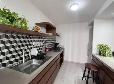 Una cocina o zona de cocina en Casa villas del invernadero