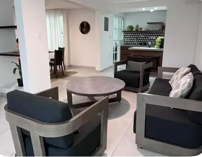Zona de estar de Casa villas del invernadero