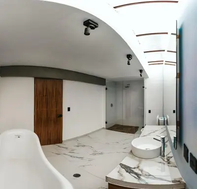 Un baño de Casa Evelia