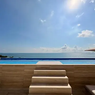 Luxury 2-Bedroom Apartment with amazing view - Infinity Pool and Rooftop in Building