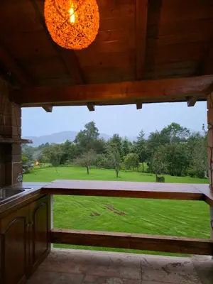 Paisaje cerca de esta villa