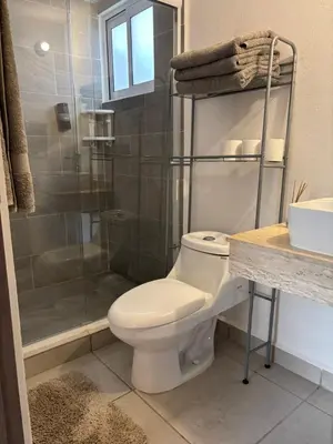 Un baño de Acapulco Diamante con Club de Playa y Pádel, ideal para 6 a 8 personas en Planta Baja