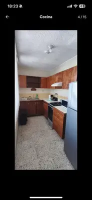 Una cocina o zona de cocina en Amplio apartamento, Excelente ubicación 3 habitaciones 5 camas
