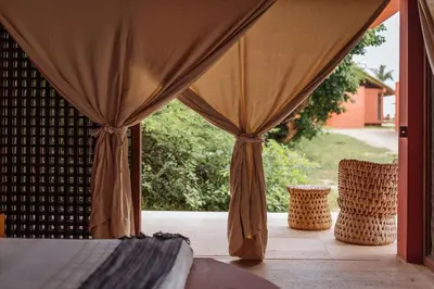 Jardín al aire libre en Caiman Puerto - Barefoot Luxury Villas & Houses