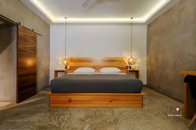 Cama o camas de una habitación en Unmatched And New Studio Apartment Center La Punta