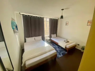 Cama o camas de una habitación en Music Guest House