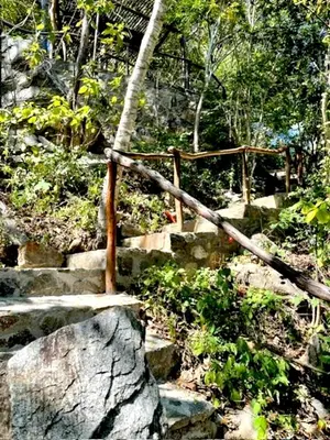 Jardín al aire libre en Villa Nanami