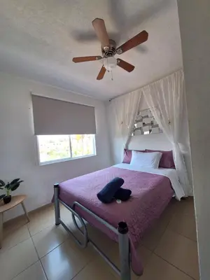 Cama o camas de una habitación en Terramar1 Acapulco