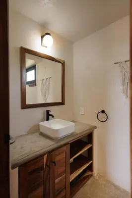 Plano de Cozy 2BR Apto Terrace, Pool & AC Steps from Beach