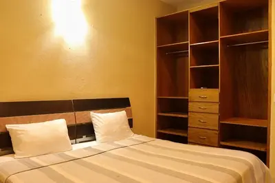 Plano de Depa 102A en Huatulco con alberca y terraza 5 min playa