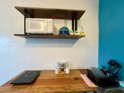 Una cocina o zona de cocina en Brisa Marina Suites -A pasos del Acuario, Malecon y Playa