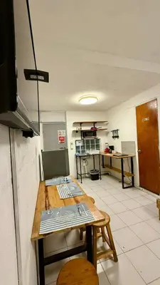 Una cocina o zona de cocina en Brisa Marina Suites -A pasos del Acuario, Malecon y Playa