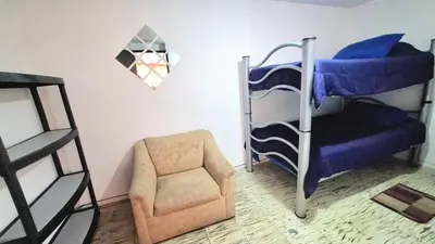Cama o camas de una habitación en Casa de los abuelos Cholula