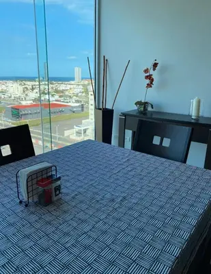 Zona de estar de Sea View 10 Boca Towers