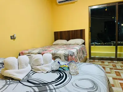 Zona de estar de Hospedaje chachalacas