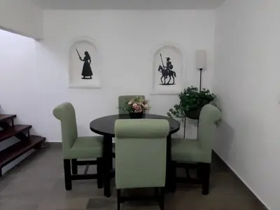 Zona de estar de Casa el Refugio de las Flores