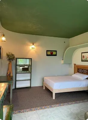 Cama o camas de una habitación en Departamentos paraiso de adan1