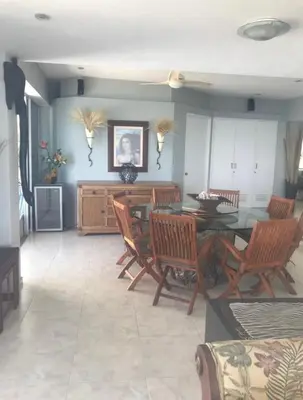 Zona de estar de Beautiful Condo on St Lucia Bay