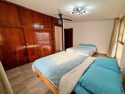 Cama o camas de una habitación en Espectacular casa con jardín y alberca privada