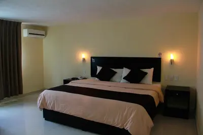 Cama o camas de una habitación en Quinta Chiapas