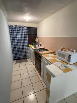 Una cocina o zona de cocina en Casa cerca de Plaza de Toros de Apizaco y del Centro Deportivo de Alto Rendimiento
