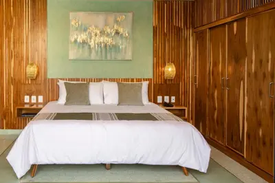 Cama o camas de una habitación en Luuna de Jade