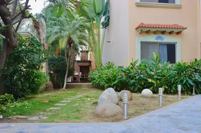 Plano de Depa 101B en Huatulco con alberca y balcón a 5 min playa