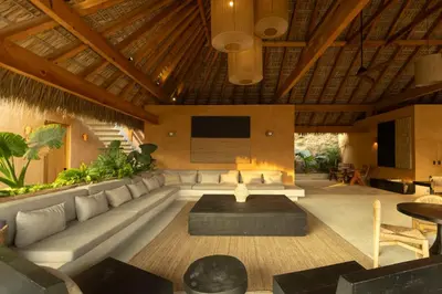 Zona de estar de Casa Yute Boutique Hotel Playa Aragon