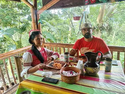 Clientes alojados en Cabañas Hogar Bambu Cuetzalan