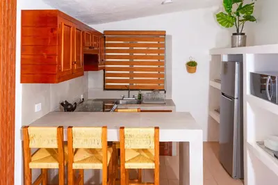Una cocina o zona de cocina en Casa Rincón Bonito