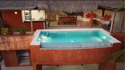 Plano de Beach House - Puerto Escondido Gated Community