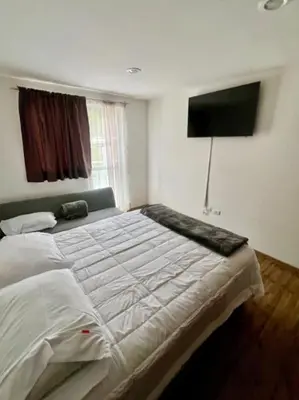 Cama o camas de una habitación en Casa Galerias Serdan II