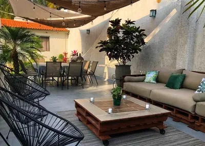 Zona de estar de Preciosas villas privadas
