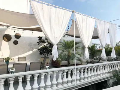 Un balcón o terraza de Preciosas villas privadas
