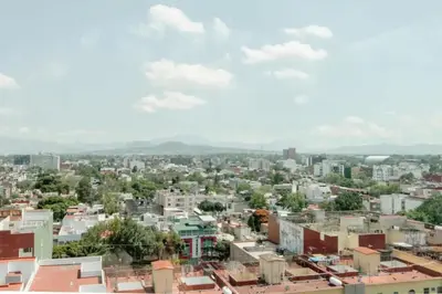Vista general de Ciudad de México o vista desde el apartamento