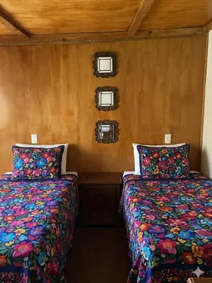 Cama o camas de una habitación en El rincón mazateco