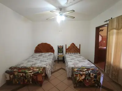 Cama o camas de una habitación en Casa Vergel