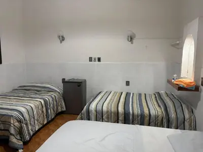 Cama o camas de una habitación en Habitaciones Climar