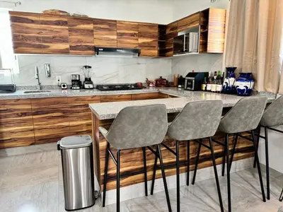 Una cocina o zona de cocina en Villa Yolanda
