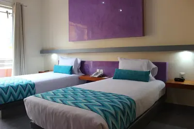 Cama o camas de una habitación en Orizaba Inn