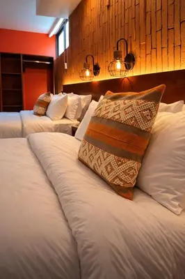 Cama o camas de una habitación en Hotel Boutique Casa Gopar