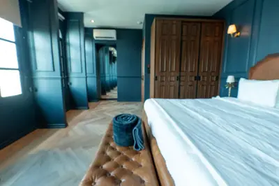 Cama o camas de una habitación en The Sapphire View Suite
