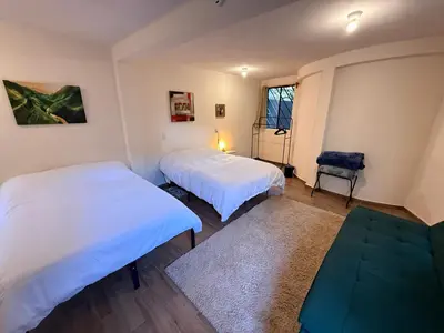 Cama o camas de una habitación en Gaiatri Holistic Glamping