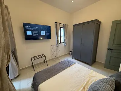 Cama o camas de una habitación en Cipresso en ValQuirico