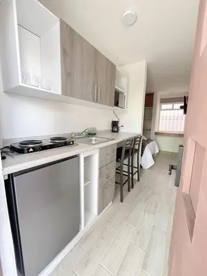 Una cocina o zona de cocina en Casa Chula - Apartment in downtown Oaxaca