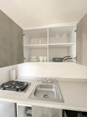 Una cocina o zona de cocina en Casa Chula - Apartment in downtown Oaxaca