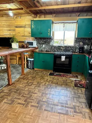 Una cocina o zona de cocina en Quetzalli Rancho Sagrado