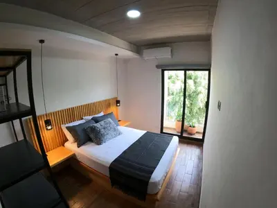 Cama o camas de una habitación en Casa Nogui