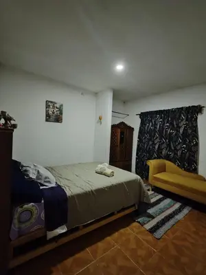 Cama o camas de una habitación en Abuelita