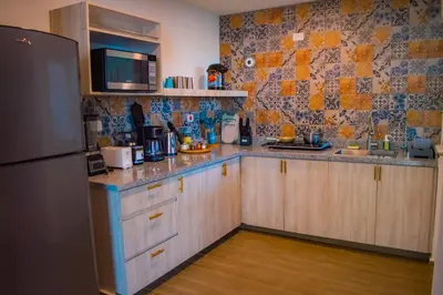 Una cocina o zona de cocina en Full Kitchen, Great View, Historic Center, Quiet